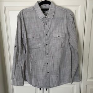 Alfani long sleeve button up shirt.